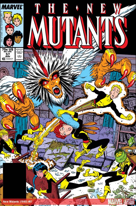 Cover of The New Mutants #57