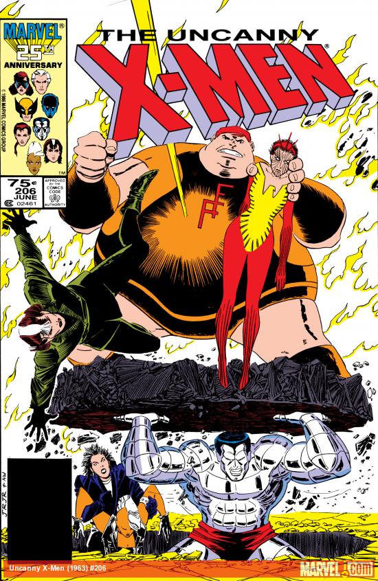 Cover of The Uncanny X-Men #206