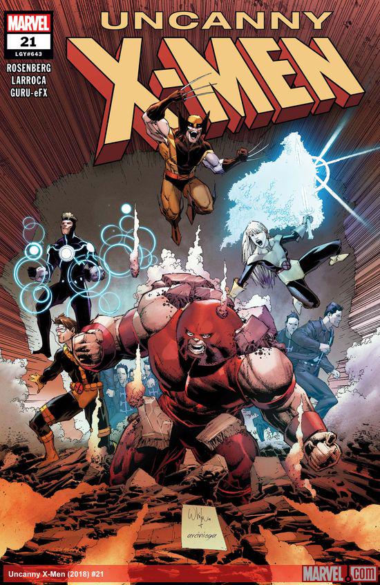Cover of Uncanny X-Men #21 (643)