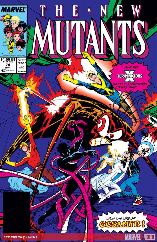 Cover of The New Mutants #74