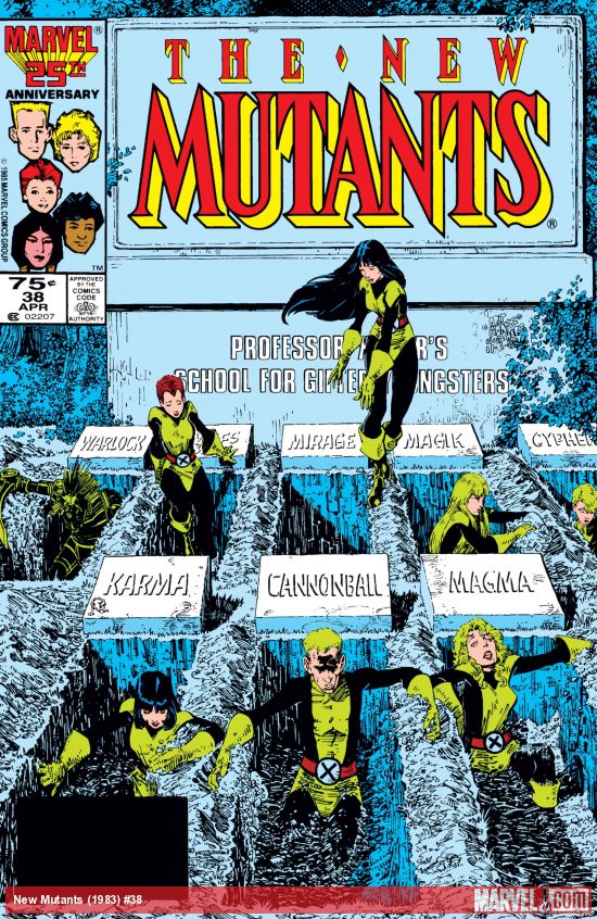 Cover of The New Mutants #38