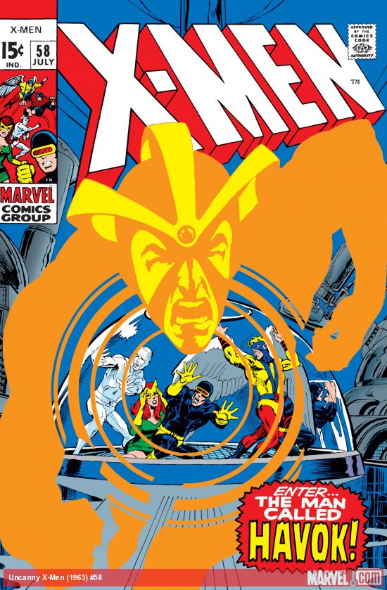 Cover of The X-Men #58