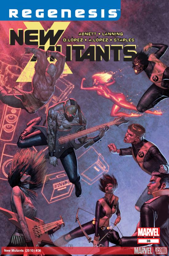Cover of New Mutants #36