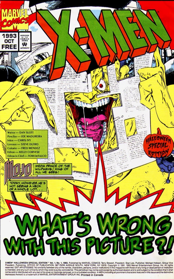 Cover of X-Men Halloween Special Edition #1