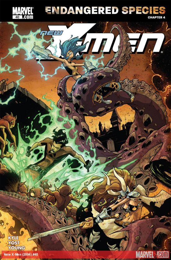 Cover of New X-Men #40