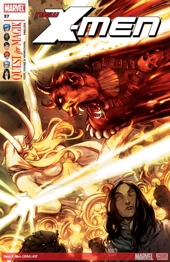 Cover of New X-Men #37