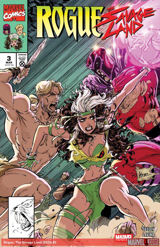 Cover of Rogue: The Savage Land #3