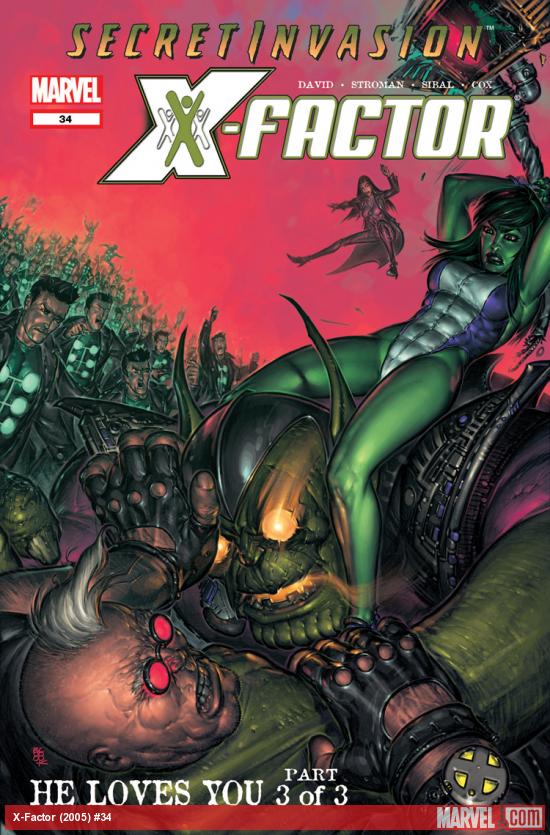 Cover of X-Factor #34